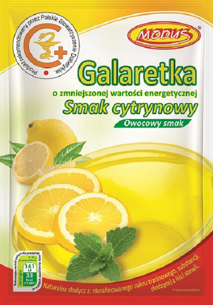 Galaretka o smaku cytrynowym – MODUS
