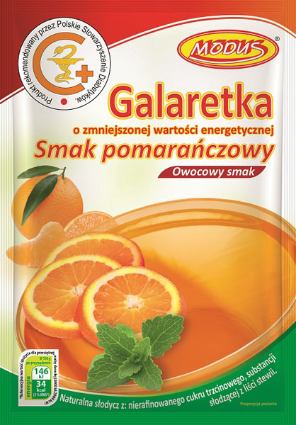 Galaretka o smaku pomarańczowym – MODUS
