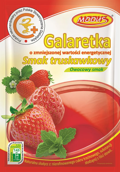Galaretka o smaku truskawkowym – MODUS