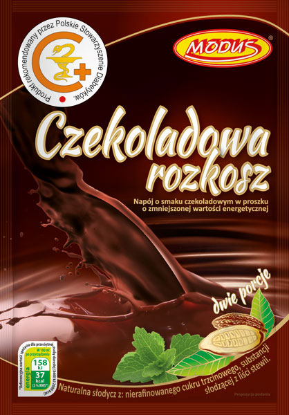 Napój o smaku czekoladowym – MODUS